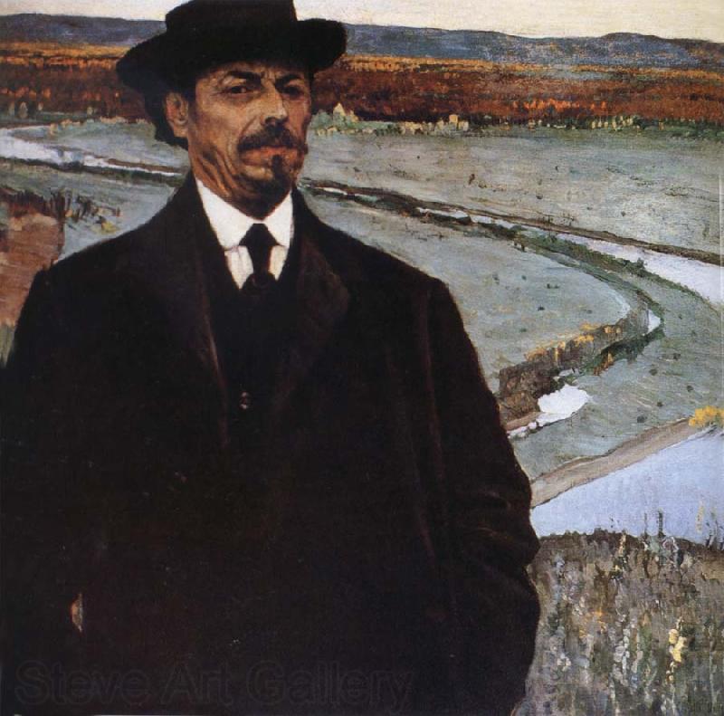 Nesterov Nikolai Stepanovich Self-Portrait Spain oil painting art